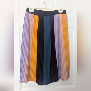 a new day Multicolor Pleated A-Line Skirt